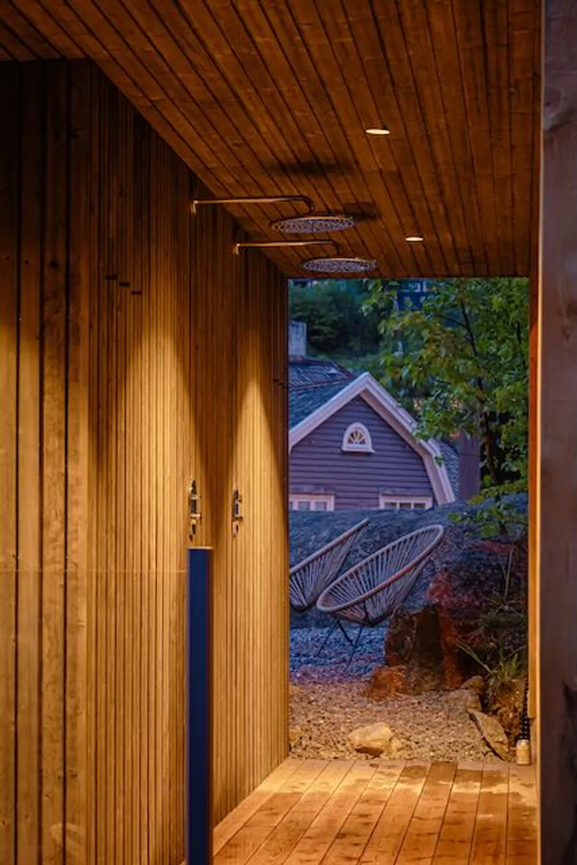 Prusznice przy saunie